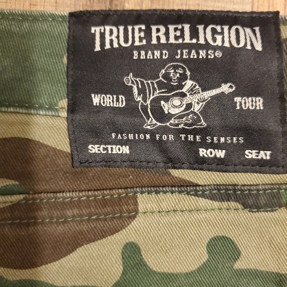 True Religion Jennie Mid Rise camo jeans - Picture 4 of 7